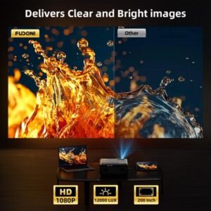 Alternative view of CinemaBeam 1080p Smart Wi-Fi & Bluetooth Projector (4K Input Supported)